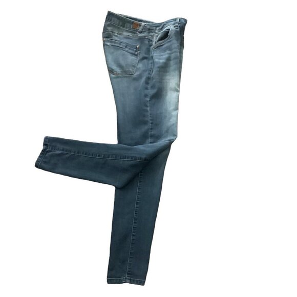 Wit & Wisdom Ab-Solution Skinny Ankle Jeans Lt-Med Wash Sz 4 (30.5x30) Blue 186A - Picture 3 of 11